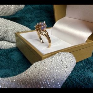Tanzanite Gold Ring